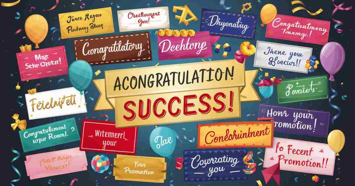 30+ Congratulations Messages for Promotion Success