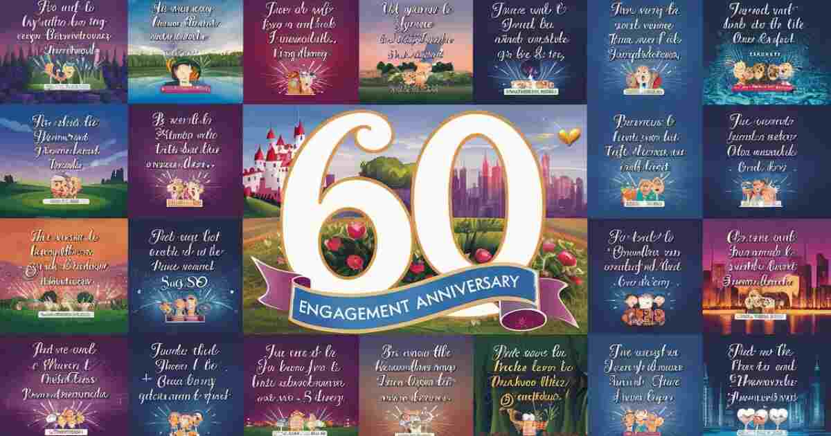 60+ Engagement Anniversary Wishes to Husband