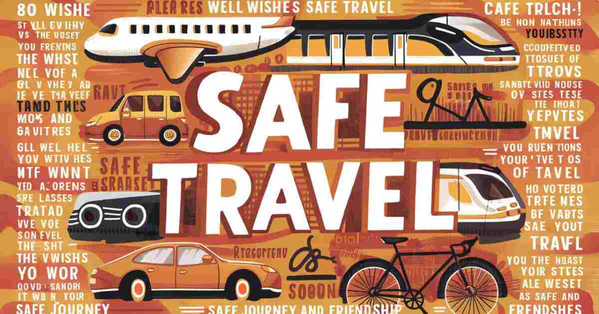 80+ Safe Journey Wishes for Friend