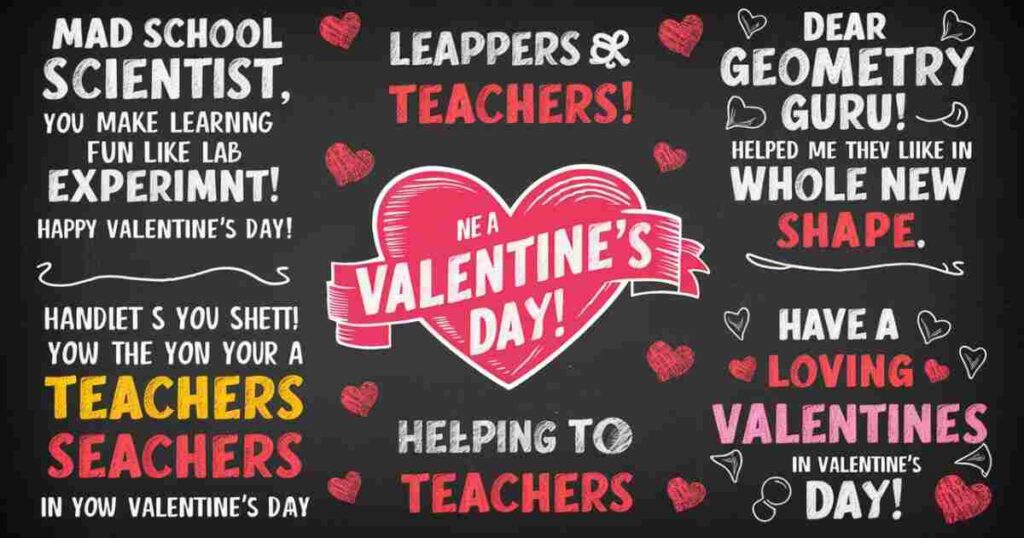 Funny Valentine Messages for Teachers