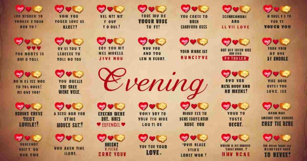 Good Evening Messages for My Love Working in Canada