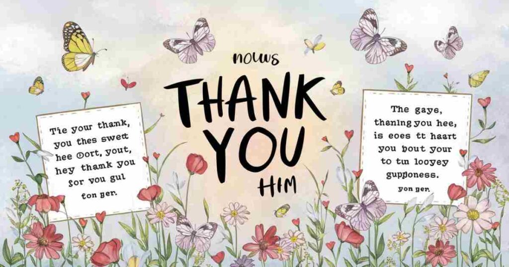 Heart-Touching Thank You Messages for Him