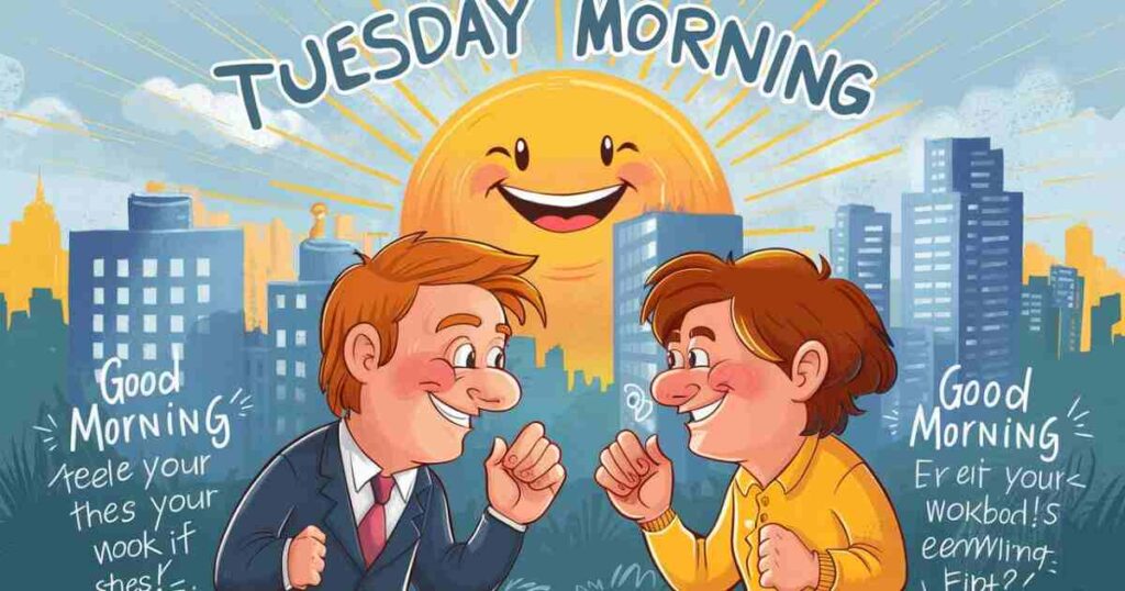 Light-Hearted Tuesday Good Morning Messages About the Heavy Work