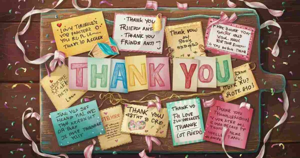 Long Thank You Messages for Friends and Family