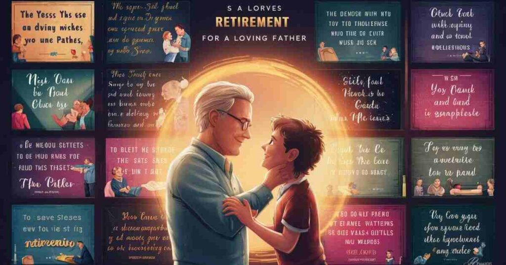 Short Retirement Wishes for Dad