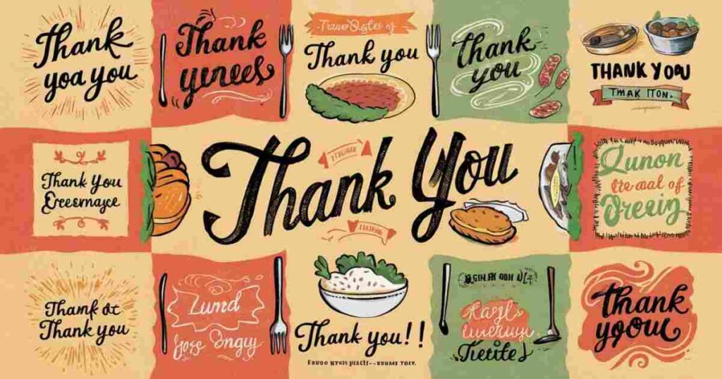 Short Thank You Message for Lunch