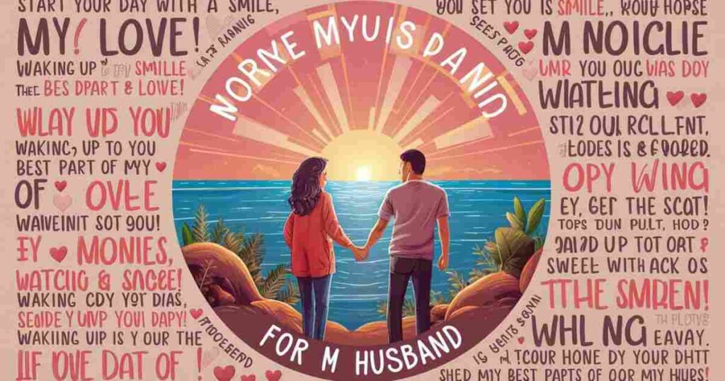 Sweet and Romantic Good Morning Messages for Husband