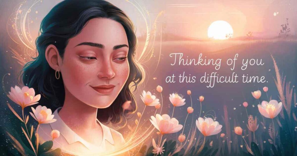Thinking of You at This Difficult Time Messages for Her