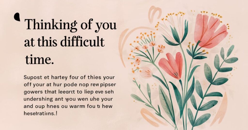 Thinking of You at This Difficult Time Messages for Him