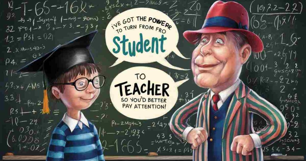 🎓 Jokes About Having the Power to Turn from Student to Teacher