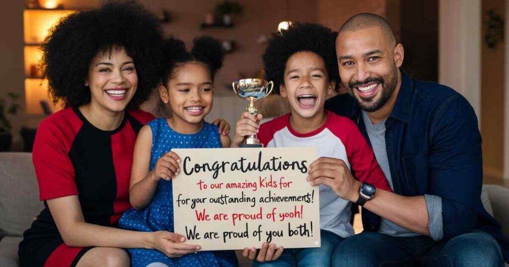 👨👩👧👦 Congratulations Message for Students' Achievement from Parents