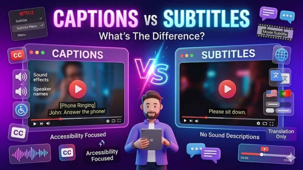 open-captions-vs-titles