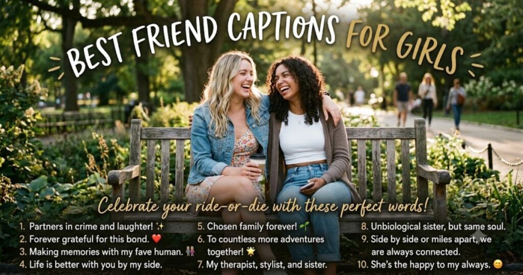 Best Friend Captions for Girls