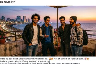 caption for boys in hindi for instagram