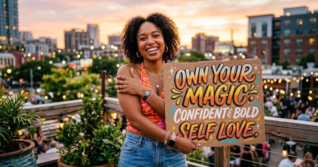 Confident and Bold Self Love Captions