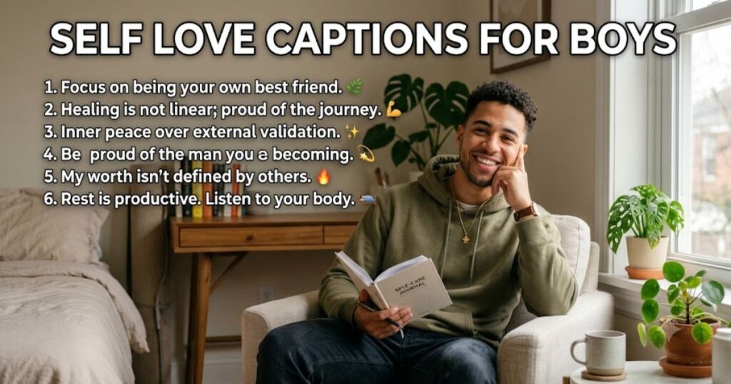 Self Love Captions for Boys