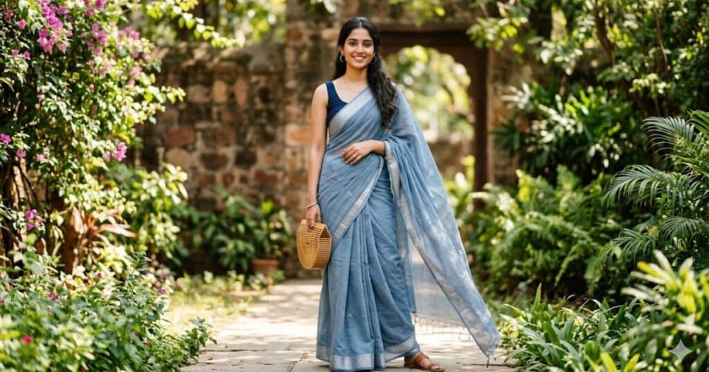 Simple Saree Captions That Stand Out
